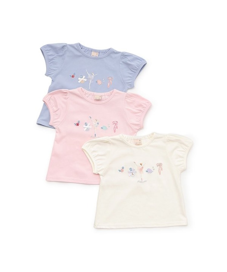 プティマイン(petit main)の【接触冷感】バレエモチーフTシャツ20