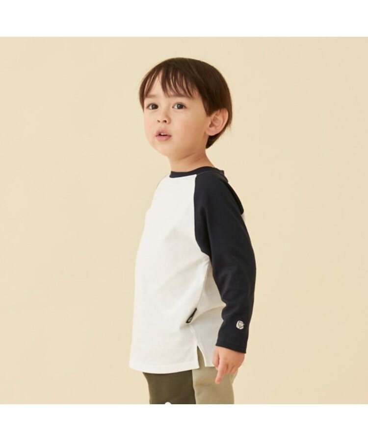 プティマイン(petit main)の【PenField】ラグランTシャツ10
