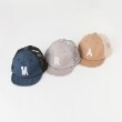 プティマイン(petit main)のアルファベットロゴキャップ(トドラーサイズ)9