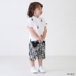 プティマイン(petit main)の【Disney】ミッキー/ハーフパンツ ブラック(219)