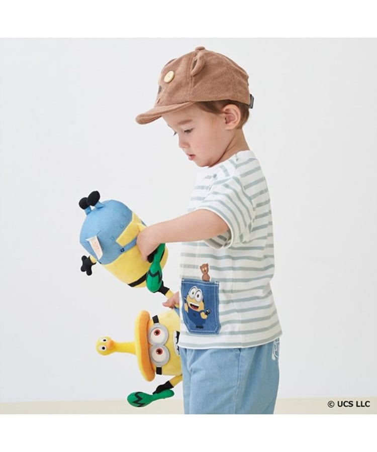 プティマイン(petit main)の【ミニオン】ボーダーTシャツ15