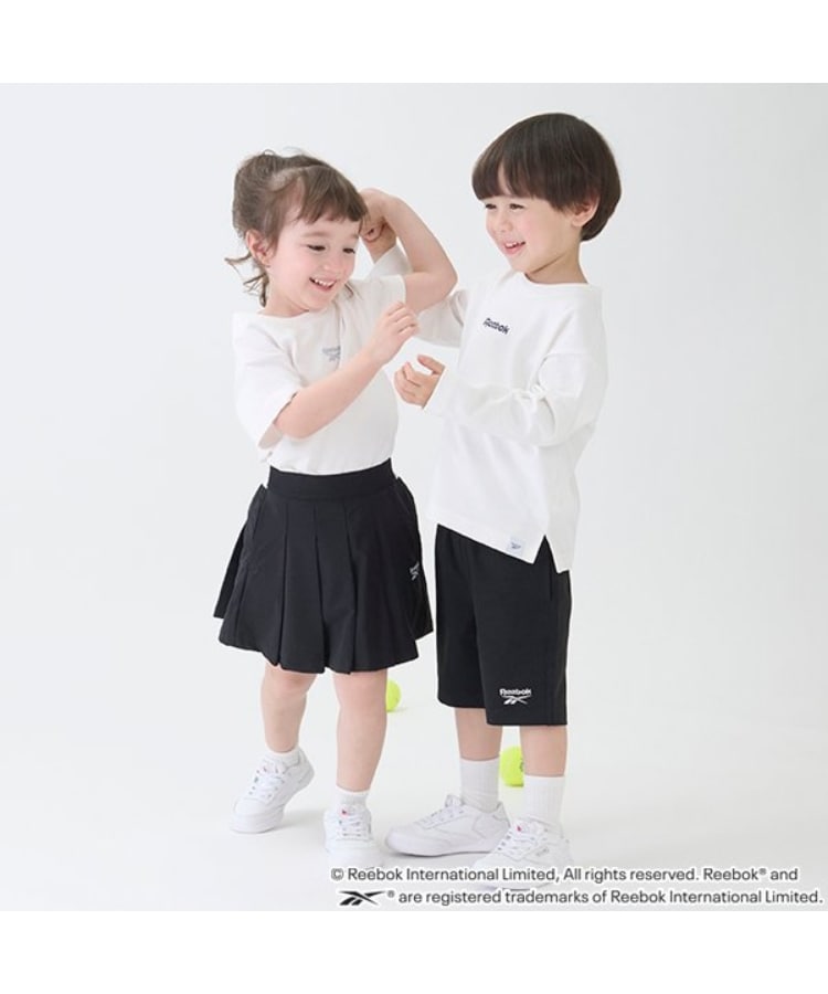 プティマイン(petit main)の【Reebok】ロゴプリーツスカパン18