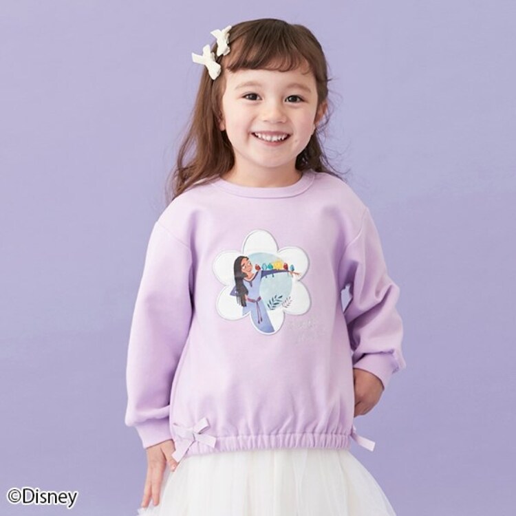 プティマイン(petit main)の【DISNEY WISH】グラフィック長T Ｔシャツ