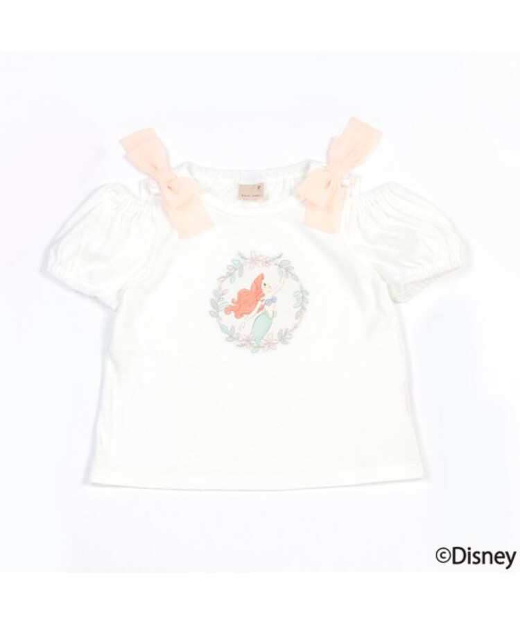 プティマイン(petit main)の【Disney】2way肩リボンTシャツ3
