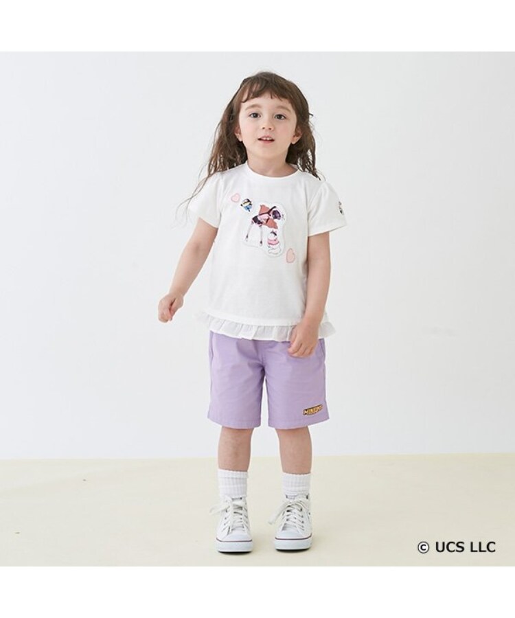 プティマイン(petit main)の【ミニオン】裾フリルTシャツ18