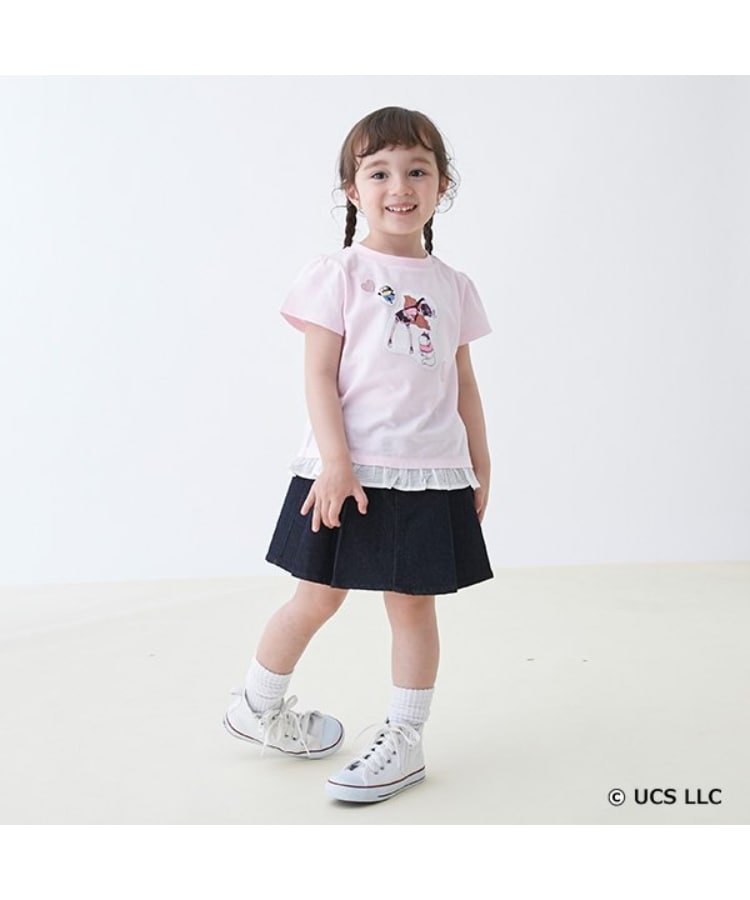 プティマイン(petit main)の【ミニオン】裾フリルTシャツ19