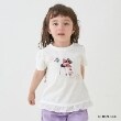 プティマイン(petit main)の【ミニオン】裾フリルTシャツ オフホワイト(003)