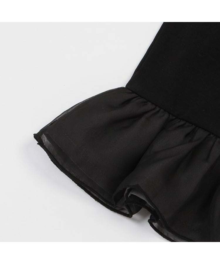 プティマイン(petit main)のローズビスチェペプラムTシャツ8