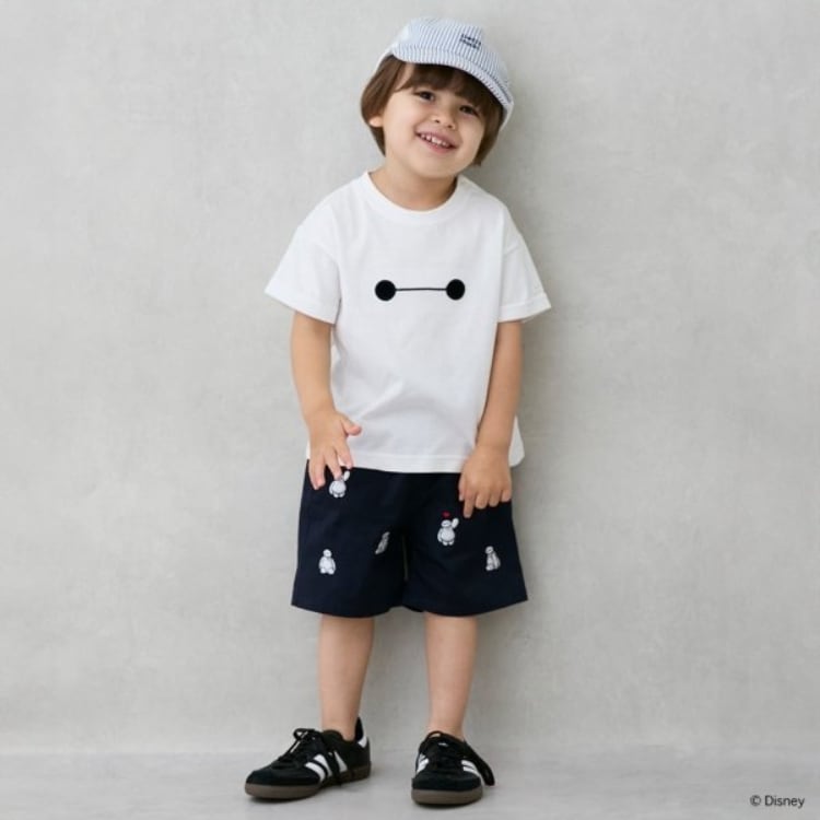 プティマイン(petit main)の【Disney】刺繍ハーフパンツ その他