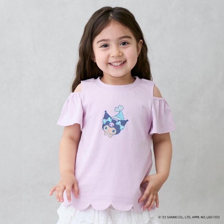 プティマイン(petit main)の【サンリオキャラクターズ】肩あきグラフィックTシャツ Ｔシャツ