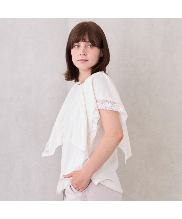 プティマイン リアン(petit main LIEN)の【接触冷感/リンク】レースTシャツ1