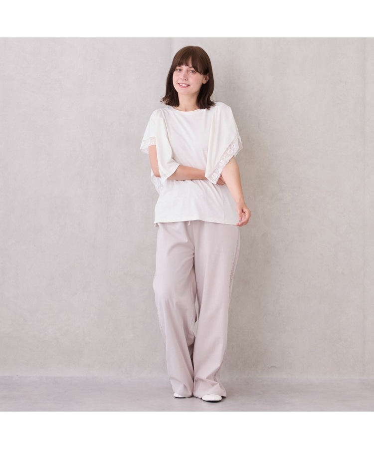 プティマイン リアン(petit main LIEN)の【接触冷感/リンク】レースTシャツ3