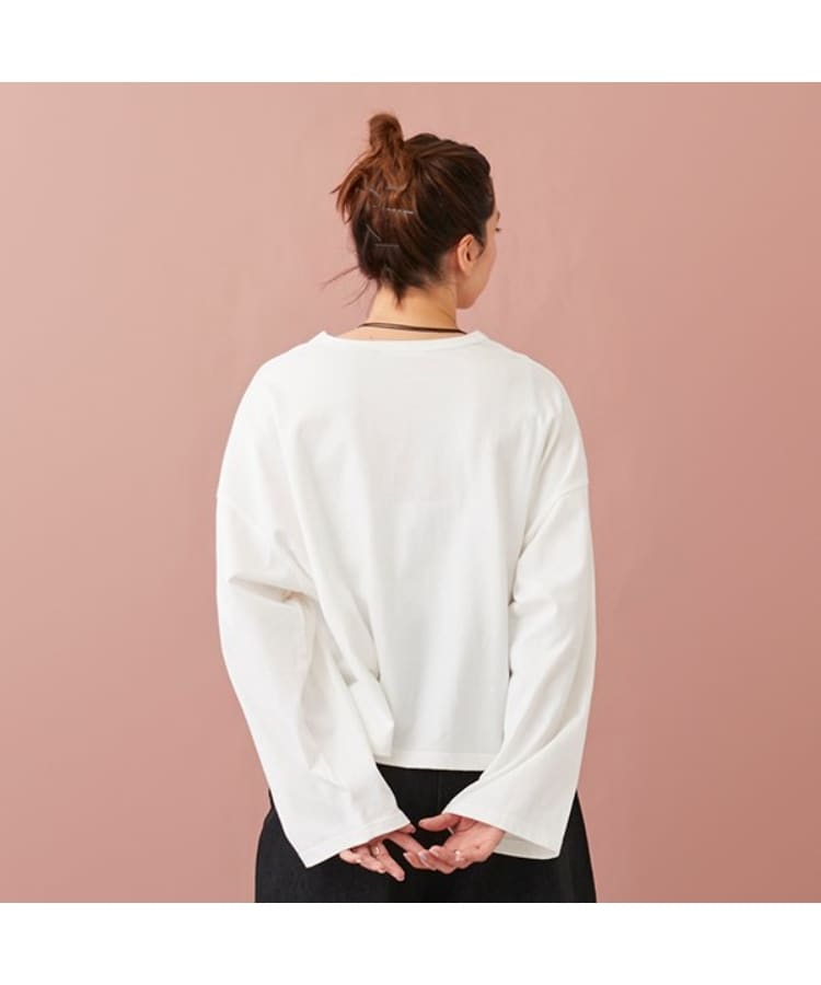プティマイン リアン(petit main LIEN)の【LADIES】チョーカーつきクロップドT13