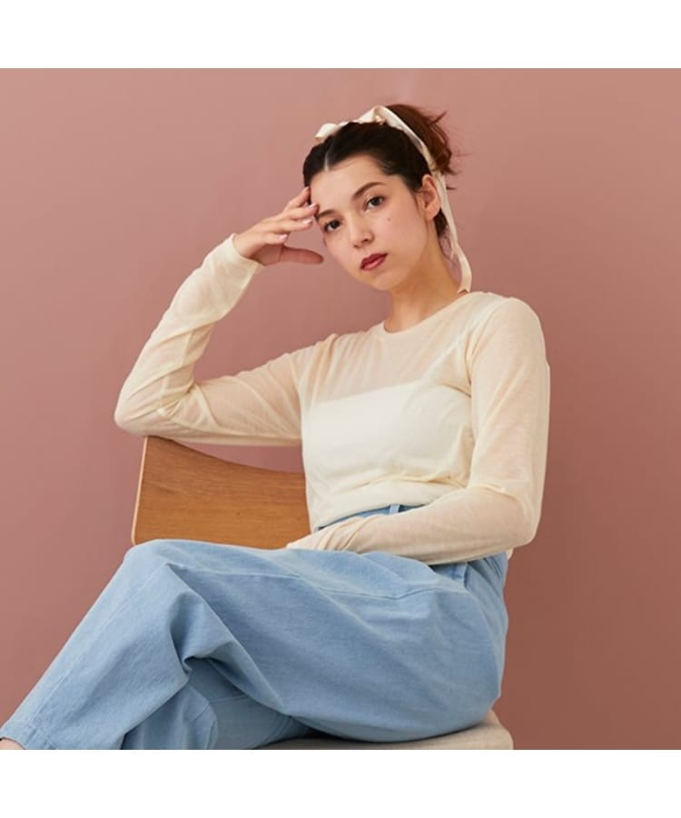 プティマイン リアン(petit main LIEN)の【LADIES】シアーTシャツ・ブラトップつき15