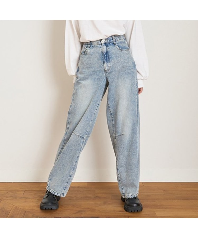 ラブトキシック・エル ティー エックス シー(Lovetoxic LTXC)のルーズワイドデニムパンツ34