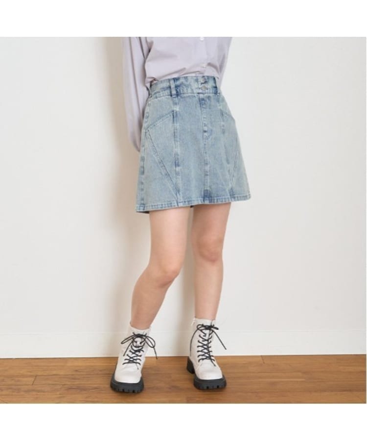 ラブトキシック・エル ティー エックス シー(Lovetoxic LTXC)の【GOODPRICE】切替台形スカパン2
