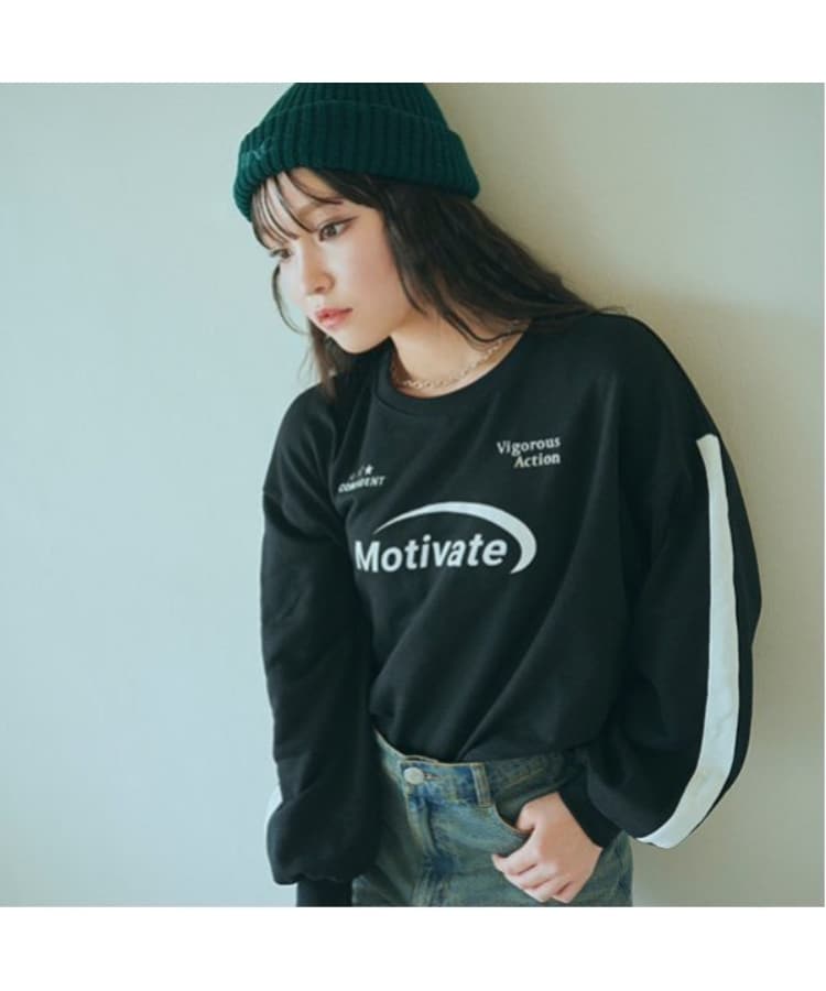 ラブトキシック・エル ティー エックス シー(Lovetoxic LTXC)の【LTXC】ラインクロップドトレーナー10