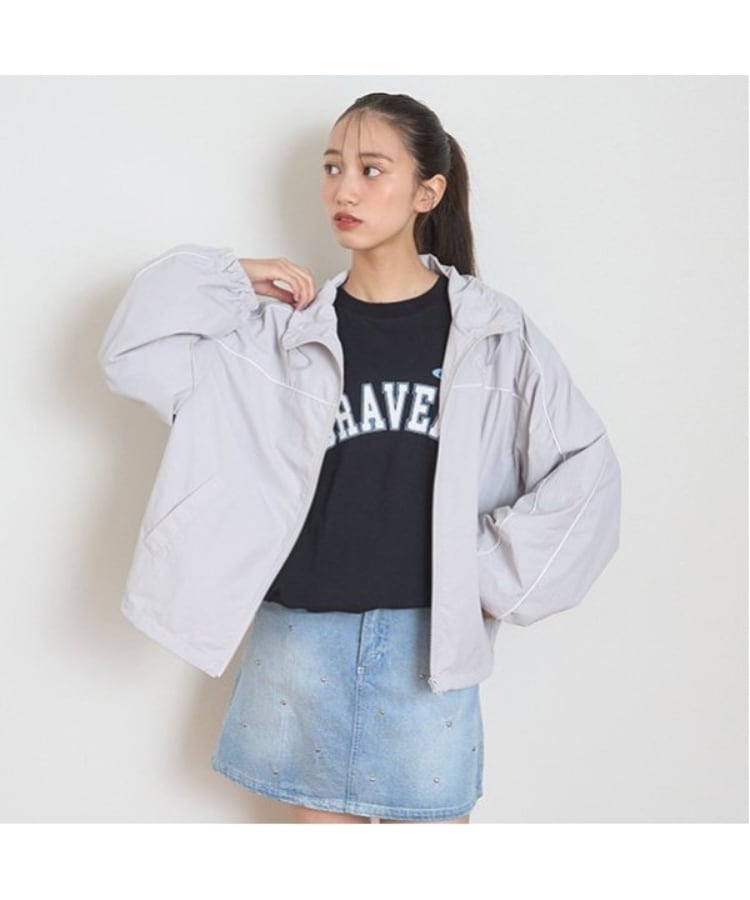 ラブトキシック・エル ティー エックス シー(Lovetoxic LTXC)の【撥水】パイピングナイロンブルゾン14