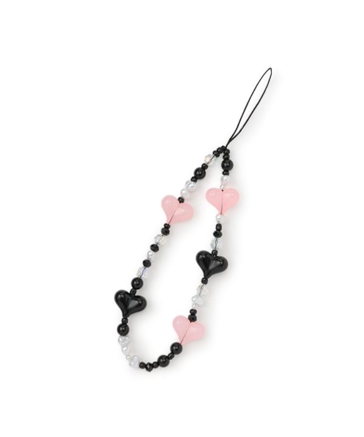 ラブトキシック・エル ティー エックス シー(Lovetoxic LTXC)のパールビーズハートチャーム ピンク(071)