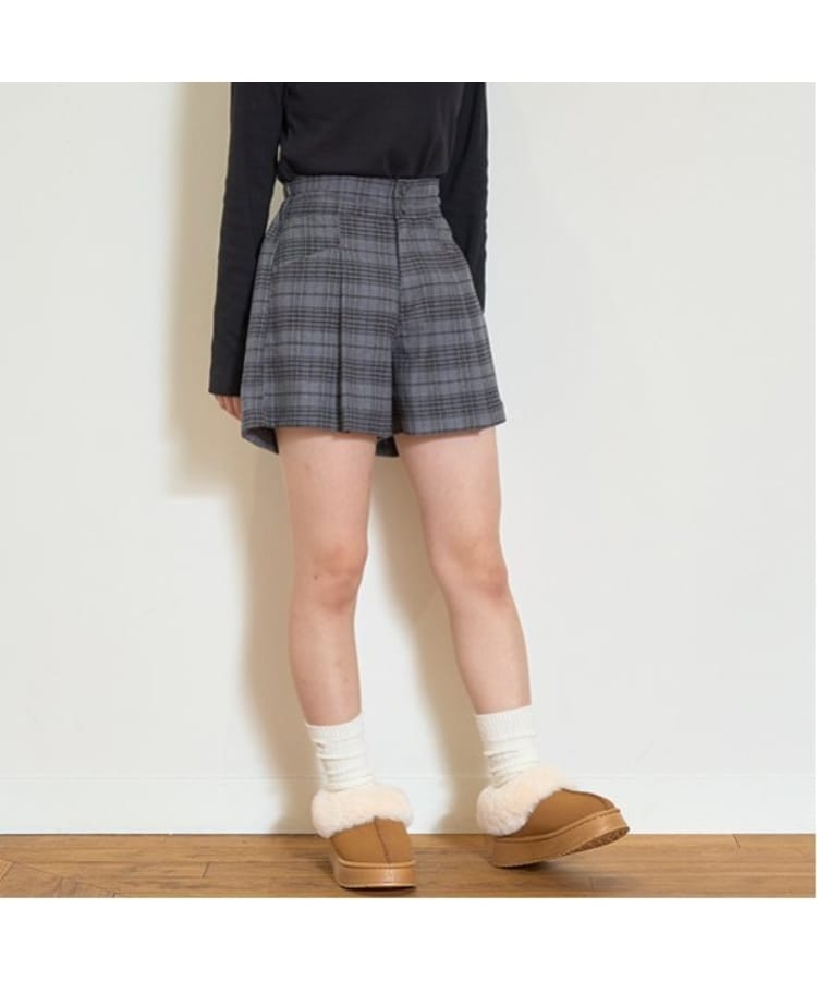 ラブトキシック・エル ティー エックス シー(Lovetoxic LTXC)の【GOODPRICE/起毛】ハイウエストショートパンツ グレー(012)