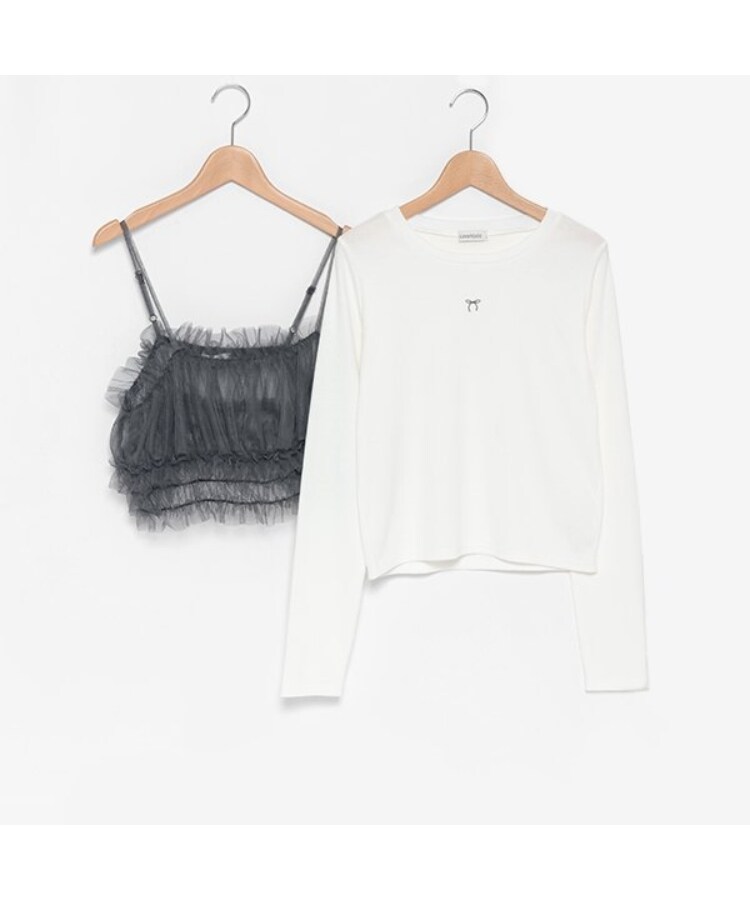 ラブトキシック・エル ティー エックス シー(Lovetoxic LTXC)のチュールビスチェインナーSET2
