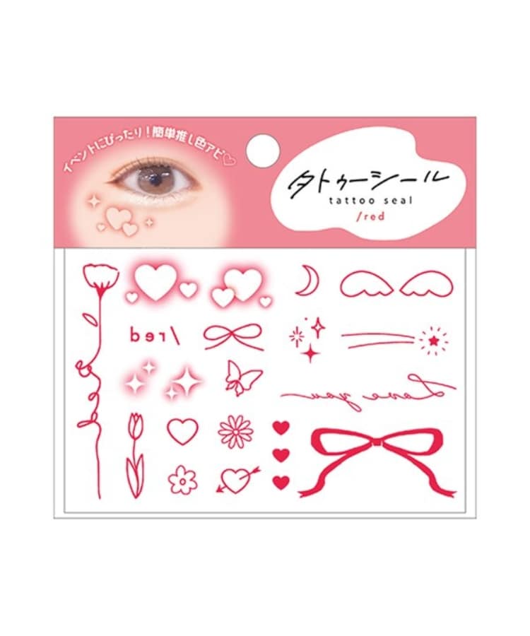 ラブトキシック・エル ティー エックス シー(Lovetoxic LTXC)のカラータトゥーシール レッド(061)