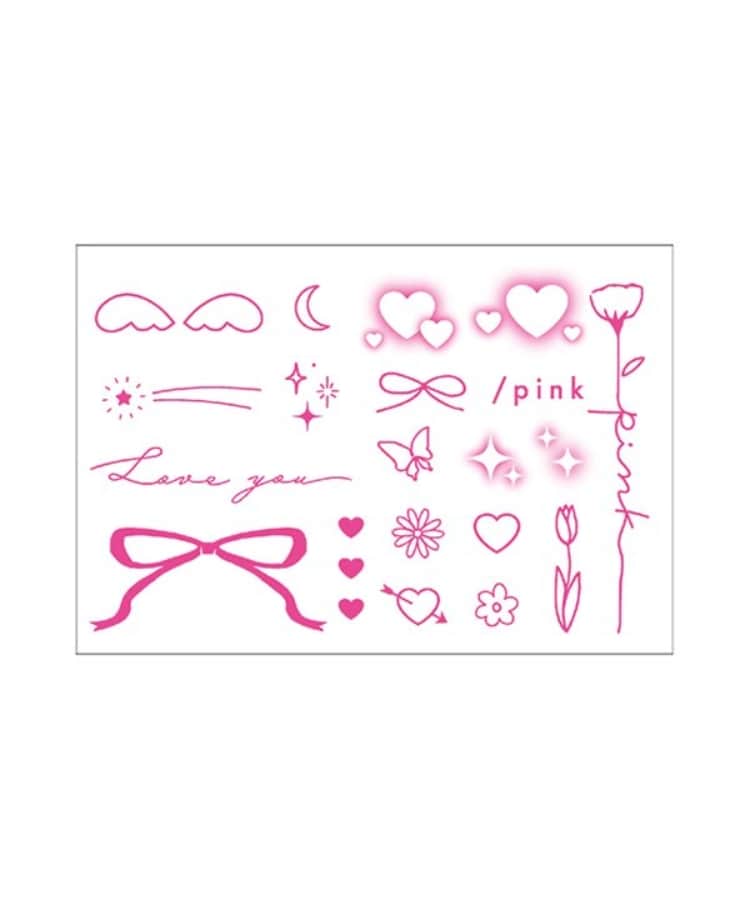 ラブトキシック・エル ティー エックス シー(Lovetoxic LTXC)のカラータトゥーシール ピンク(071)