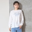 ラブトキシック・エル ティー エックス シー(Lovetoxic LTXC)のオーガビッツフラワー刺繍長T オフホワイト(003)