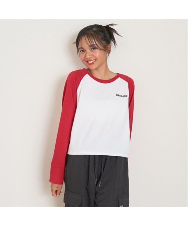 LTXC】オーガビッツラグラン長袖Tシャツ(Tシャツ LTXC】オーガビッツラグラン長袖Tシャツ(Tシャツ