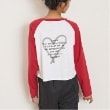 ラブトキシック・エル ティー エックス シー(Lovetoxic LTXC)の【LTXC】オーガビッツラグラン長袖Tシャツ レッド(061)
