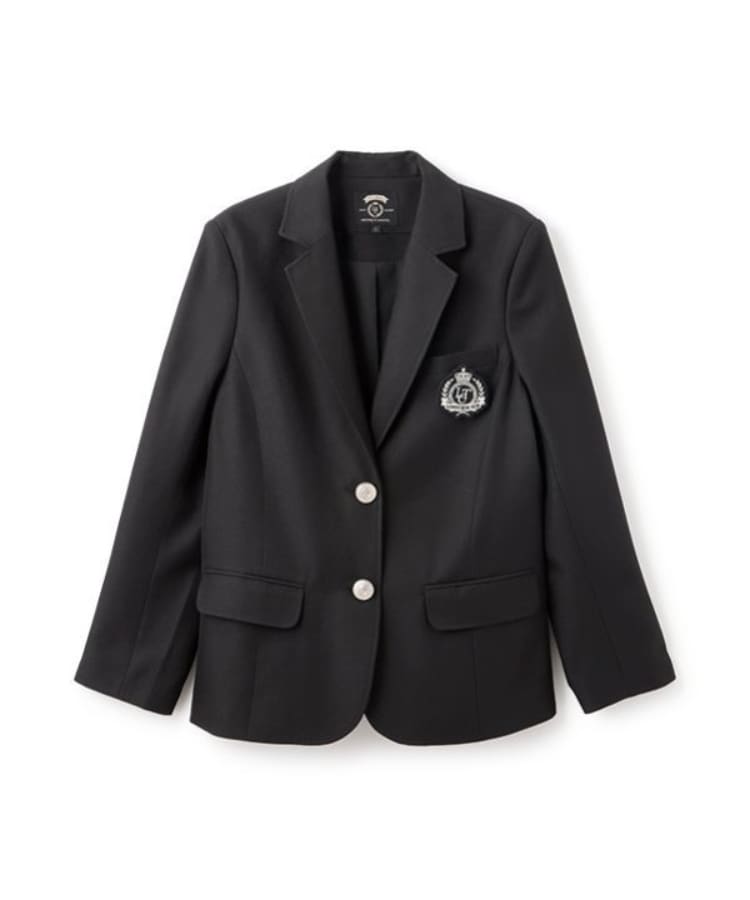 卒服】【セレモニー】エンブレムつきテーラードジャケット 卒服】【セレモニー】エンブレムつきテーラードジャケット