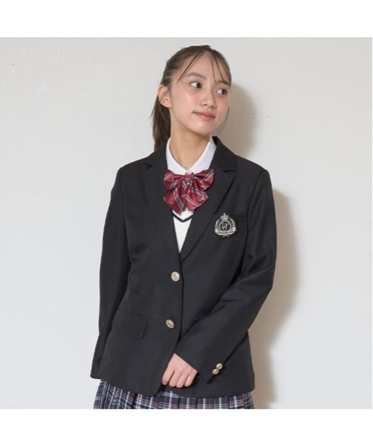 卒服】【セレモニー】エンブレムつきテーラードジャケット 卒服】【セレモニー】エンブレムつきテーラードジャケット