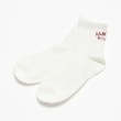 ラブトキシック・エル ティー エックス シー(Lovetoxic LTXC)のバッグロゴジャガードソックス レッド(061)