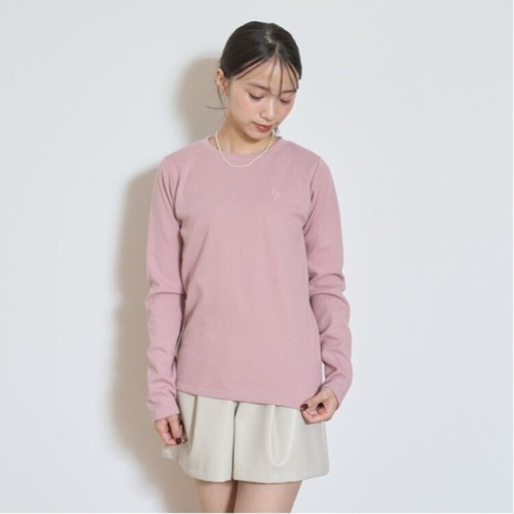 ラブトキシック・エル ティー エックス シー(Lovetoxic LTXC)の【ベーシック/裏起毛】テレコ長袖Tシャツ Ｔシャツ