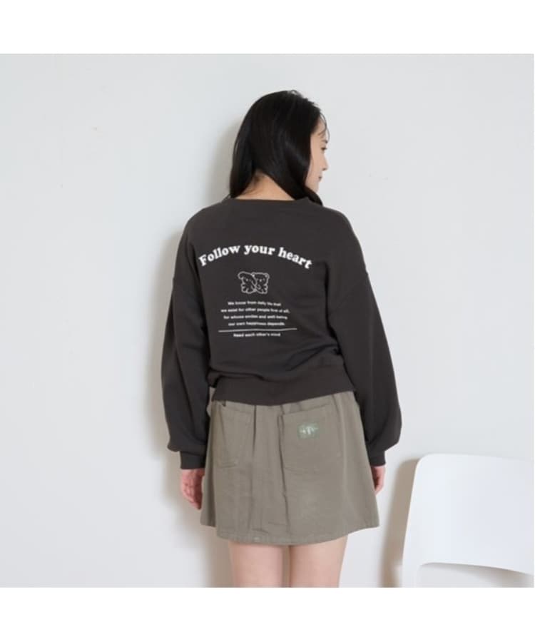 ラブトキシック・エル ティー エックス シー(Lovetoxic LTXC)の【GOODPRICE】2キャラ刺繍プルオーバー チャコールグレー(013)