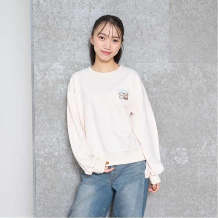 ラブトキシック・エル ティー エックス シー(Lovetoxic LTXC)の【GOODPRICE】2キャラ刺繍プルオーバー スウェット・トレーナー