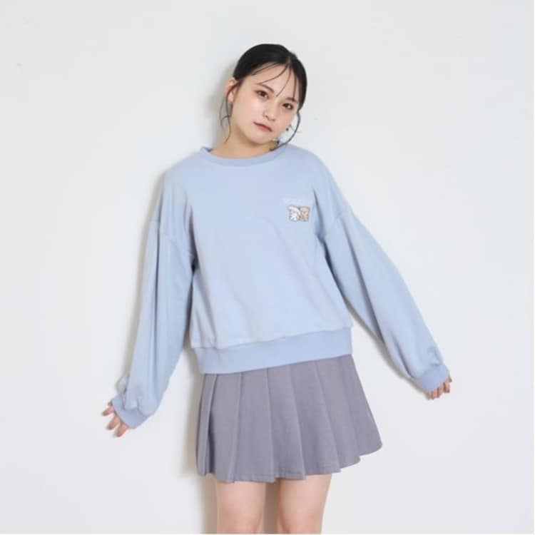 ラブトキシック・エル ティー エックス シー(Lovetoxic LTXC)の【GOODPRICE】2キャラ刺繍プルオーバー スウェット・トレーナー