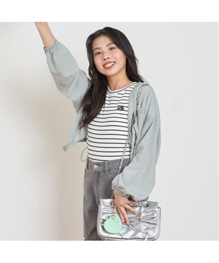 ラブトキシック・エル ティー エックス シー(Lovetoxic LTXC)の【UV加工】シアーブルゾン カーキ(029)