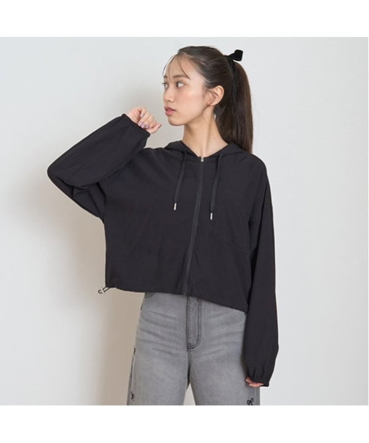 ラブトキシック・エル ティー エックス シー(Lovetoxic LTXC)の【UV加工】シアーブルゾン ブラック(219)