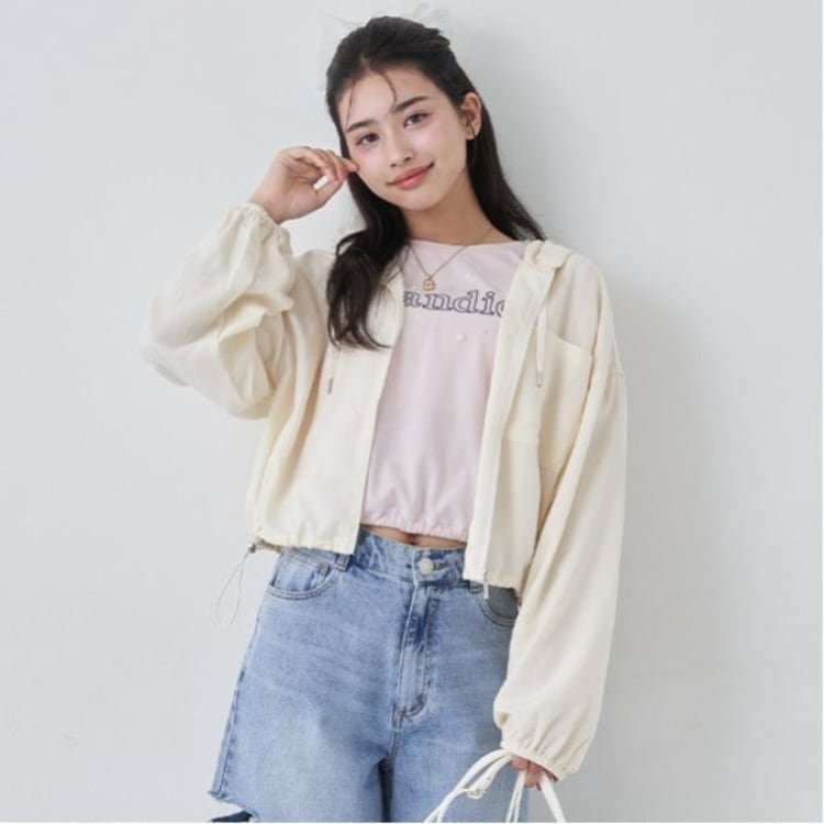 ラブトキシック・エル ティー エックス シー(Lovetoxic LTXC)の【UV加工】シアーブルゾン シャツ・ブラウス