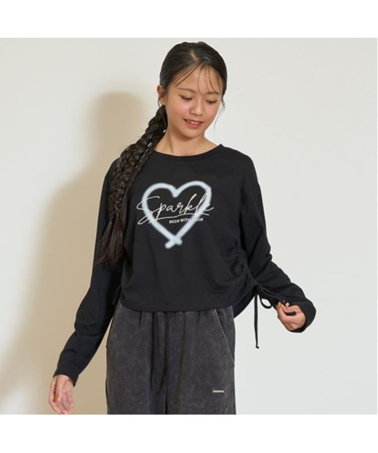ラブトキシック・エル ティー エックス シー(Lovetoxic LTXC)の【LTXC】サイドドロスト長T ブラック(219)