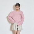 ラブトキシック・エル ティー エックス シー(Lovetoxic LTXC)のブローチつきシャギーニット ピンク(071)