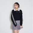 ラブトキシック・エル ティー エックス シー(Lovetoxic LTXC)の【LTXC】裏起毛クロップドハーフZIP ブラック(219)