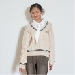ラブトキシック・エル ティー エックス シー(Lovetoxic LTXC)のレイヤードチルデンニット アイボリー(104)