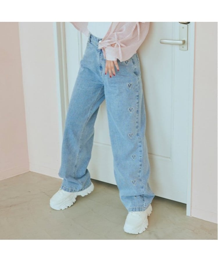 ラブトキシック・エル ティー エックス シー(Lovetoxic LTXC)のデザインアソートデニムパンツ ブルー(091)