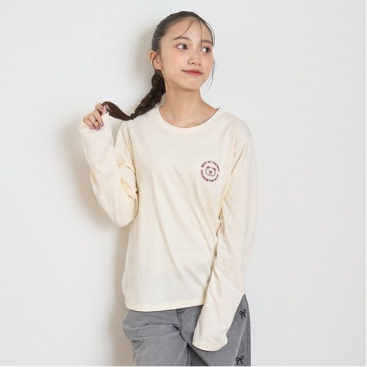 ラブトキシック・エル ティー エックス シー(Lovetoxic LTXC)の【GOODPRICE】アニマル刺繍長袖Tシャツ Ｔシャツ