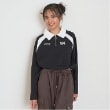 ラブトキシック・エル ティー エックス シー(Lovetoxic LTXC)の【LTXC】ハーフZIPドロスト長袖Tシャツ ブラック(219)