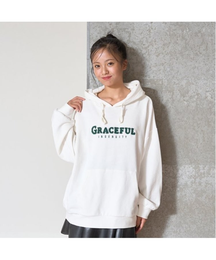 ラブトキシック・エル ティー エックス シー(Lovetoxic LTXC)の【GOODPRICE】サガラロゴプルパーカ オフホワイト(003)