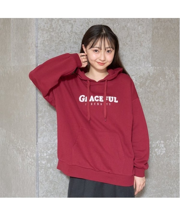 ラブトキシック・エル ティー エックス シー(Lovetoxic LTXC)の【GOODPRICE】サガラロゴプルパーカ ボルドー(464)