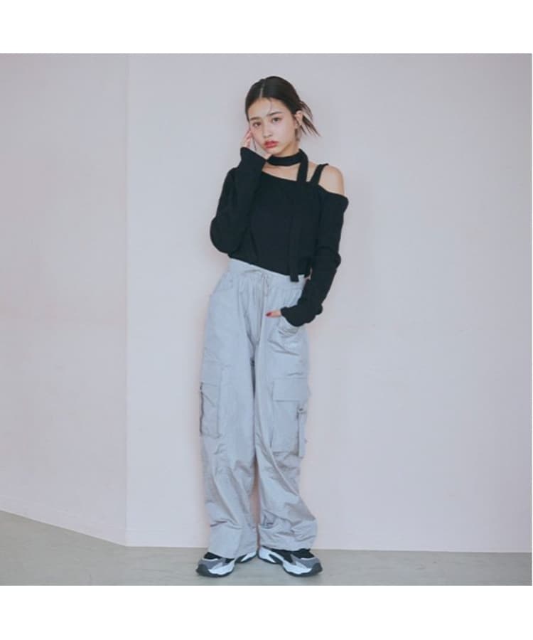 ラブトキシック・エル ティー エックス シー(Lovetoxic LTXC)の【DHOLIC】ボウタイつき長Tシャツ3